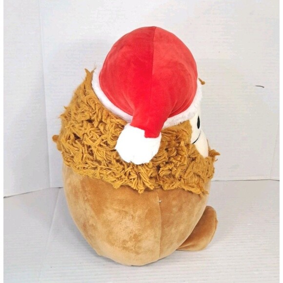 Squishmallows Benny Bigfoot Christmas 12" Yeti Sasquatch Plush w/ Santa Hat Soft - Picture 2 of 5